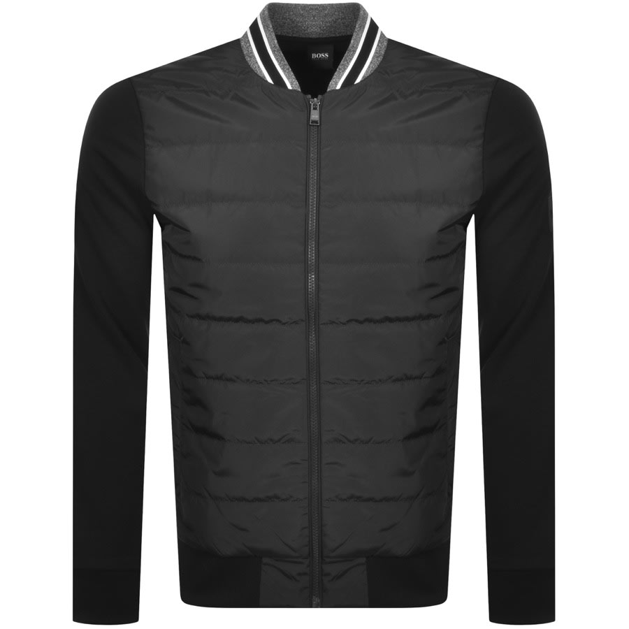 Alternative Image for ProductBOSS Skiles Mix Media Jacket Black1